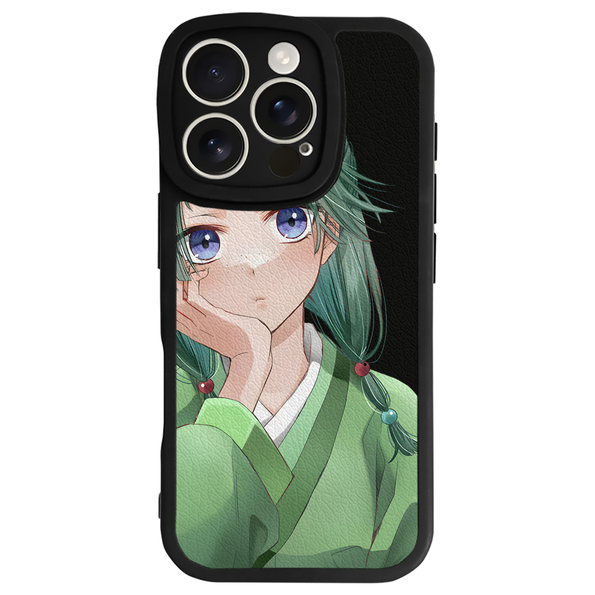 （画像用） 薬屋のひとりごと The Apothecary Diaries 【iPhone 16シリーズ対応】シリコンスマホケース（レザー調） 材質：シリコン